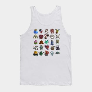 Terrarias All Boss Tank Top